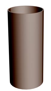 Труба водосточная, 3м (шоколад)