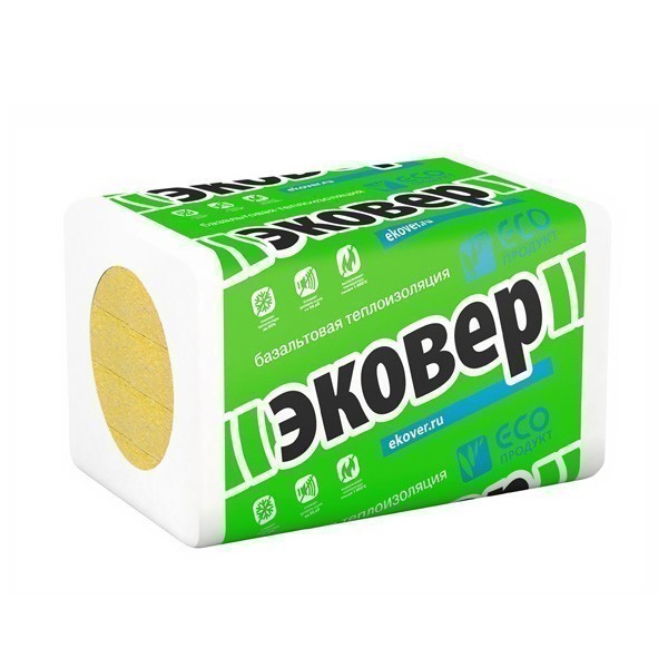 Эковер 65 Вент-Фасад /100мм (1000х600х100мм) 2,4м2 / 0,24м3 /4плиты