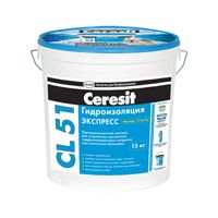 Ceresit CL 51/15, Эластичная полимерная гидроизоляция, 15кг