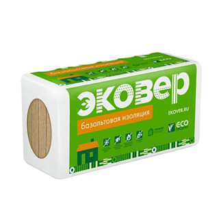 Эковер 120 Экофасад /50мм (1000х600х50мм) 4,8м2 / 0,24м3 /8плит