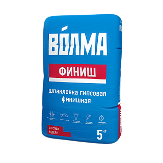 Волма Финиш, Шпаклевка финишная гипсовая, 5кг 