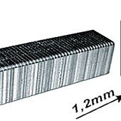 Скобы закаленные , прямоугольные  (широкие тип 140), 1000 шт., 8 мм,  (10,6ммх1,2мм)