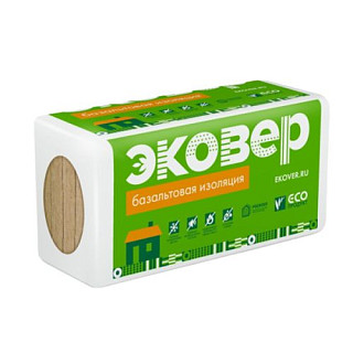 Эковер 65 Вент-Фасад /100мм (1000х600х100мм) 2,4м2 / 0,24м3 /4плиты