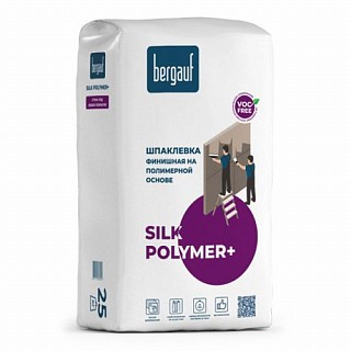 Bergauf- Silk Polymer +, 25кг, Шпаклевка финишная  на полимерной основе /48/ 