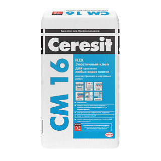 Ceresit CM 16/25, клей для плитки эластичный, 25 кг