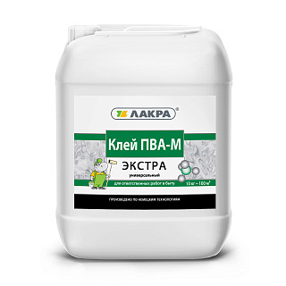 Клей ПВА универсальный 10кг, "Экстра",  Лакра