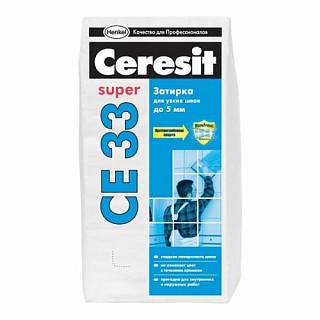 Ceresit CE 33/2, №85 "Серо-голубой", затирка для швов 2-5мм, 2кг /9/