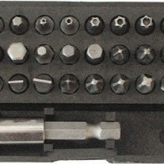 Набор бит  31 шт. (30 шт. CrV бит + адаптер с защелкой), FIT