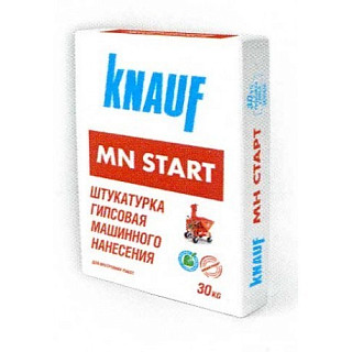 Кнауф МН-Старт, Штукатурка гипсовая машинного нанесения, 30кг 