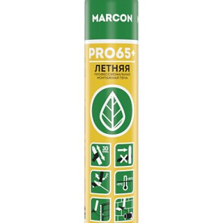 Пена профессиональная MARCON PRO 65+  (летняя), 850мл / 65л  /12/