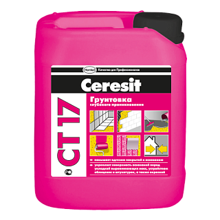 Ceresit CT 17/5, Грунтовка ГП укрепляющая  , 5л
