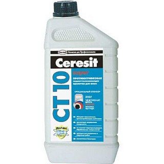 Ceresit CT 10/1, Противогрибковая водоотталкивающая пропитка для швов, 1л