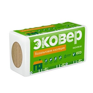 Эковер 150 Фасад-Декор /50мм (1000х600х50мм) 2,4м2 / 0,12м3 /4плиты