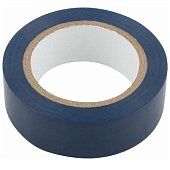 Изолента ПВХ самозатухающая 19мм Х 0,13мм Х 10м (СИНЯЯ)