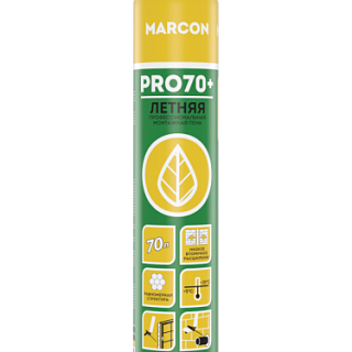 Пена профессиональная MARCON PRO 70+  (летняя), 890мл / 70л  /12/