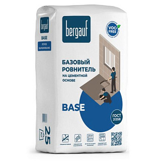 Bergauf- Base, Cмесь для предварительного выравнивания пола (5-50мм), М-150, безусадочная, 25кг