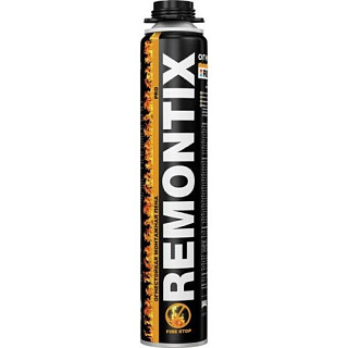 Пена огнестойкая REMONTIX FIRE STOP, 850мл / 65л 
