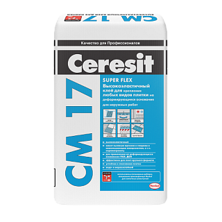 Ceresit CM 17/25, клей для плитки высокоэластичный, 25 кг