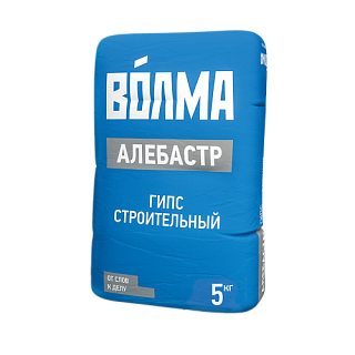 Волма Алебастр, Гипс строительный, 5кг