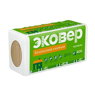 Эковер Огнезащита  80 Бетон /100мм (1000х600х100мм) 2,4м2 / 0,24м3 /4плиты