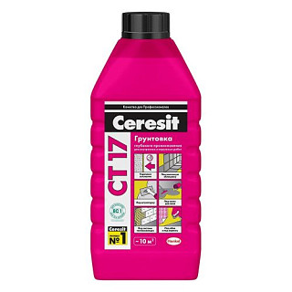 Ceresit CT 17/1,  CONCENTRATE, Грунтовка-концентрат глубокого проникновения, 1л